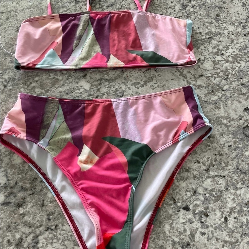 Colorful Abstract Bikini Set